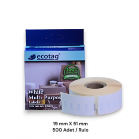 Dymo Muadili Çok Amaçlı Etiket  19 x 51 mm 500 Ad