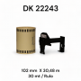 Brother DK-22243 Muadili Etiket  102 mm x 30,48 m Sürekli 