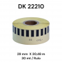 Brother DK-22210 Muadili Etiket  29 mm x 30.48 m Sürekli 