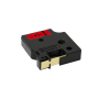 Foogy Dymo D1 Şerit Etiket 12 mm x 7 mt Plastik Thermal - Kırmızı - 45017