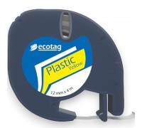 Dymo Letratag Muadili Plastik Serit Etiket Sarı 12 mm x 4 m