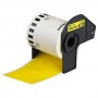 Brother Muadili Etiket  62 mm x 15,24 m Sarı Surekli Plastik
