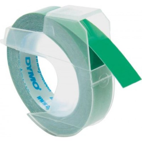 DYMO Kabartma Şerit, 9mmx3mt, Yeşil