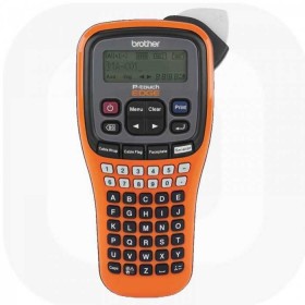 Brother PTE 100VP 6-12mm baski TZ serisi etiket yazıcı El tipi Elektrikli